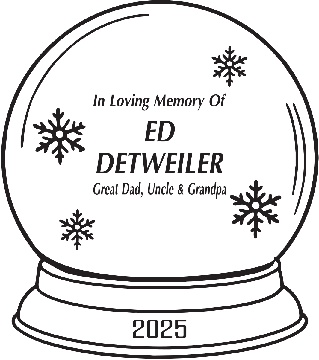 Good Samaritan Foundation Tree of Love Ornament Sample