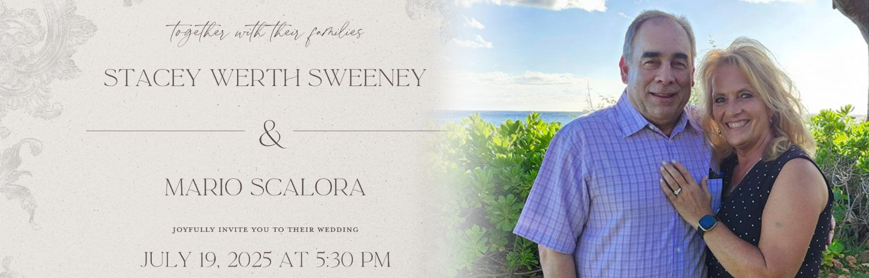 Banner for the Werth-Scalora Wedding Page