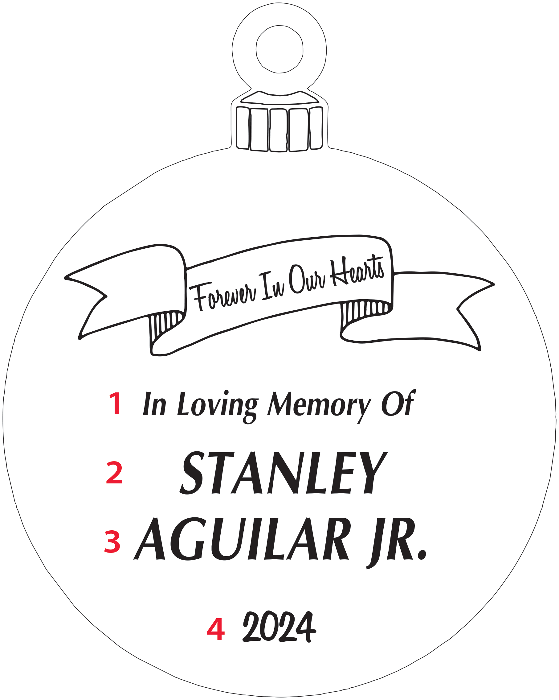 St. Francis Tree Of Love Ornament graphic